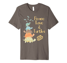 Load image into Gallery viewer, Funny shirts V-neck Tank top Hoodie sweatshirt usa uk au ca gifts for Peace Love and Turtles T-shirts - Whimsical Turtle Gifts 1978488