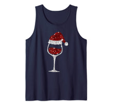 Load image into Gallery viewer, Funny shirts V-neck Tank top Hoodie sweatshirt usa uk au ca gifts for Wine Glasses Santa Hat Christmas Wine Lover Tank Top 944057