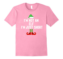 Load image into Gallery viewer, Funny shirts V-neck Tank top Hoodie sweatshirt usa uk au ca gifts for I'm Not An Elf I'm Just Short Christmas Tshirt 3617722
