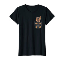 Load image into Gallery viewer, Cute Yorkie In Pocket Shirt-Gifts For Yorkie Dog Lovers