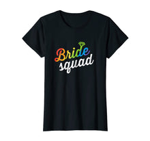 Load image into Gallery viewer, Funny shirts V-neck Tank top Hoodie sweatshirt usa uk au ca gifts for Bride Squad Shirt - LGBT Cute Rainbow Ring Bachelorette Gift 809372