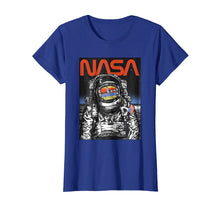 Load image into Gallery viewer, NASA Astronaut Moon Reflection Vintage Retro Graphic T-Shirt