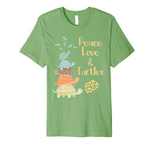 Load image into Gallery viewer, Funny shirts V-neck Tank top Hoodie sweatshirt usa uk au ca gifts for Peace Love and Turtles T-shirts - Whimsical Turtle Gifts 1978488