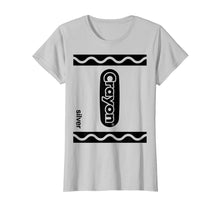 Load image into Gallery viewer, Silver Crayon Box Full Set Of Crayons Halloween Costume T-Shirt