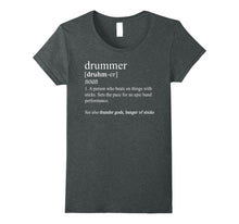 Load image into Gallery viewer, Funny shirts V-neck Tank top Hoodie sweatshirt usa uk au ca gifts for Funny Drummer Shirts Drum Gifts Drumming Definition T Shirt 1776592