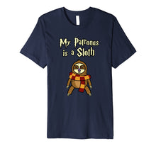 Load image into Gallery viewer, Funny shirts V-neck Tank top Hoodie sweatshirt usa uk au ca gifts for My Patronus Is A Sloth Funny Sloth T Shirts Funny Gifts 2053548