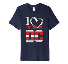 Load image into Gallery viewer, Funny shirts V-neck Tank top Hoodie sweatshirt usa uk au ca gifts for Vintage I Love Washington DC T Shirt Souvenir Flag Tee Premium T-Shirt 937133