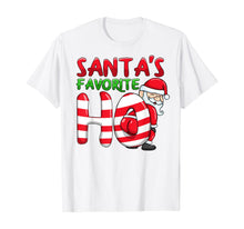 Load image into Gallery viewer, Funny shirts V-neck Tank top Hoodie sweatshirt usa uk au ca gifts for Santas Favorite Ho Santa favourite Ho Funny Girls Christmas T-Shirt 138278