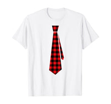 Load image into Gallery viewer, Funny shirts V-neck Tank top Hoodie sweatshirt usa uk au ca gifts for Merry Christmas Gifts For Mens Boys Buffalo Plaid Check Tie T-Shirt 786796