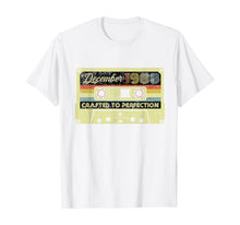 Load image into Gallery viewer, Vintage December 1988 31st birthday Gifts 70s Retro Cassette T-Shirt