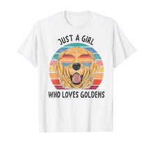 Load image into Gallery viewer, Funny shirts V-neck Tank top Hoodie sweatshirt usa uk au ca gifts for Girl Who Loves Golden Retrievers Dog Gifts T-Shirt 229210