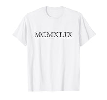 Load image into Gallery viewer, Vintage 1949 70th Birthday Party T-Shirt (Ancient Black)