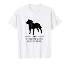 Load image into Gallery viewer, Funny shirts V-neck Tank top Hoodie sweatshirt usa uk au ca gifts for Staffordshire Bull Terrier Shirt: Black Silhouette 3405685