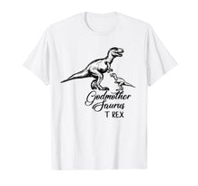 Load image into Gallery viewer, Funny shirts V-neck Tank top Hoodie sweatshirt usa uk au ca gifts for Godmother-Saurus Funny Dinosaur Gifts T-Shirt 3400349