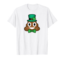 Load image into Gallery viewer, Funny shirts V-neck Tank top Hoodie sweatshirt usa uk au ca gifts for Leprechaun Poop Emoji Funny St Patricks Day T-Shirt 1912743