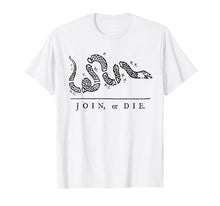 Load image into Gallery viewer, Funny shirts V-neck Tank top Hoodie sweatshirt usa uk au ca gifts for Join or Die tee with black snake 1709057