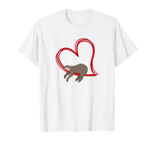 Load image into Gallery viewer, Funny shirts V-neck Tank top Hoodie sweatshirt usa uk au ca gifts for Sloth Valentines T Shirt Girls Women Sloths Valentine Gifts 302641