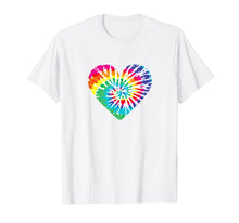 Load image into Gallery viewer, Tie Dyed Valentine's Day Shirt - Cute Tye-Dye Heart Tee