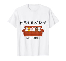 Load image into Gallery viewer, Vegan Shirt Friends Not Food Shirt Vegetarian Tee Mens Women