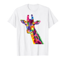 Load image into Gallery viewer, Funny shirts V-neck Tank top Hoodie sweatshirt usa uk au ca gifts for Giraffe Shirt : Colorful Mammal fauna Pop Art Style T-Shirts 1652261