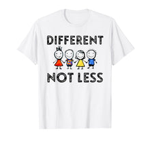 Load image into Gallery viewer, Funny shirts V-neck Tank top Hoodie sweatshirt usa uk au ca gifts for Different Not Less T-Shirt Support Autism Awareness Gifts 1567021