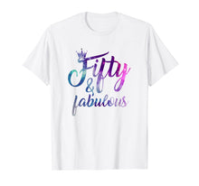 Load image into Gallery viewer, Funny shirts V-neck Tank top Hoodie sweatshirt usa uk au ca gifts for 50th Birthday Gift 50 Fifty and Fabulous Tshirts for Women 2734032
