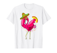 Load image into Gallery viewer, Funny shirts V-neck Tank top Hoodie sweatshirt usa uk au ca gifts for Funny Flamingo Dabbing Taco Cinco De Mayo Shirt 2684932