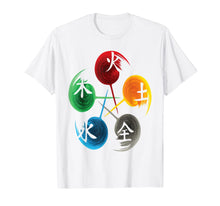 Load image into Gallery viewer, The Five Elements Of Qigong, Tai Chi tshirt Design. 785012