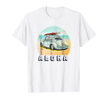 Load image into Gallery viewer, Funny shirts V-neck Tank top Hoodie sweatshirt usa uk au ca gifts for Aloha Retro Surf tshirt - Vintage Car with Surfboard 1376694