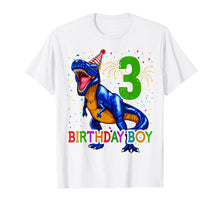 Load image into Gallery viewer, Funny shirts V-neck Tank top Hoodie sweatshirt usa uk au ca gifts for Boys Rawr I'm 3 3rd Birthday Dinosaur Shirts Dinosaur Gift 1564513