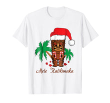 Load image into Gallery viewer, Funny shirts V-neck Tank top Hoodie sweatshirt usa uk au ca gifts for Mele Kalikimaka Merry Christmas Hawaiian Tiki T-Shirt 1620673