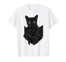 Load image into Gallery viewer, Funny shirts V-neck Tank top Hoodie sweatshirt usa uk au ca gifts for Black Cat Stern in Pocket T-Shirt Cats Tee Shirt Gifts 1217717