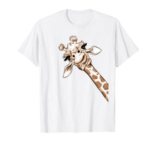 Load image into Gallery viewer, Funny shirts V-neck Tank top Hoodie sweatshirt usa uk au ca gifts for Curious Giraffe Shirt - Funny Zoo Animal Sketch Design 311133