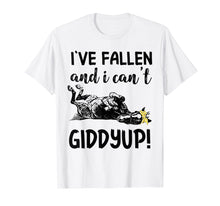 Load image into Gallery viewer, Funny shirts V-neck Tank top Hoodie sweatshirt usa uk au ca gifts for I've Fallen And Can't Giddy Up Cow T Shirt For Women Men 3136472