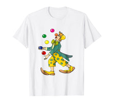 Load image into Gallery viewer, Clown Juggling T-Shirt Juggler Balls Jester Circus Comedy