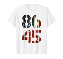 Load image into Gallery viewer, Funny shirts V-neck Tank top Hoodie sweatshirt usa uk au ca gifts for 8645 Impeach Trump American Flag T Shirt 1719667