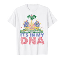 Load image into Gallery viewer, Funny shirts V-neck Tank top Hoodie sweatshirt usa uk au ca gifts for Haitian It is in my DNA Flag Shirt 830796