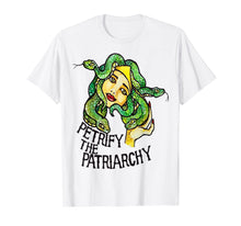 Load image into Gallery viewer, Petrify the Patriarchy Medusa Feminist Shirt