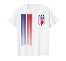 Load image into Gallery viewer, USA T-shirt | Cool USA Soccer T-shirt Womens Mens Kids 220835