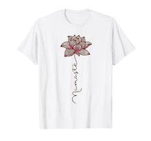 Load image into Gallery viewer, Namaste Mandala Lotus Love Yoga T-Shirt 394472