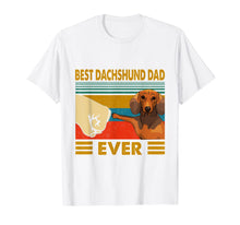 Load image into Gallery viewer, Dachshund Gifts Best Dachshund Dad Ever-Dog lovers's Gift T-Shirt-398209