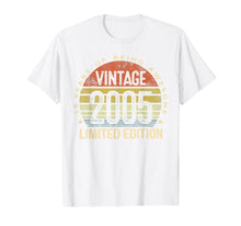 Load image into Gallery viewer, 15 Year Old Gifts Vintage 2005 Limited Edition 15th Birthday T-Shirt-146376