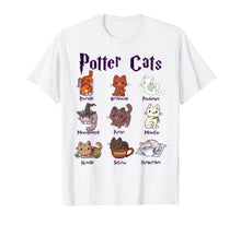 Load image into Gallery viewer, Potter Cats Cute Harry Pawter Kitten Tshirt gift for Her 231818