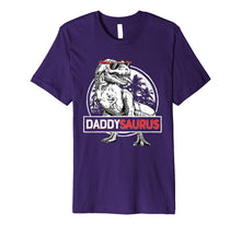 Load image into Gallery viewer, Funny shirts V-neck Tank top Hoodie sweatshirt usa uk au ca gifts for Daddysaurus T shirt Fathers Day Gifts T rex Daddy Saurus Men 1773922