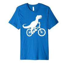 Load image into Gallery viewer, Funny shirts V-neck Tank top Hoodie sweatshirt usa uk au ca gifts for Dinosaur Riding Bike Shirt | Cute Bike-Dino Lovers Tee Gift 870524