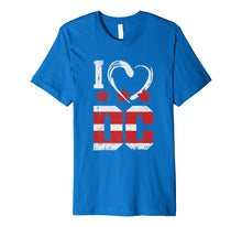 Load image into Gallery viewer, Funny shirts V-neck Tank top Hoodie sweatshirt usa uk au ca gifts for Vintage I Love Washington DC T Shirt Souvenir Flag Tee Premium T-Shirt 937133