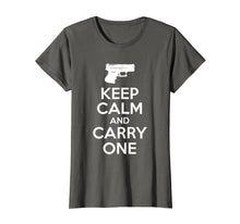 Load image into Gallery viewer, Funny shirts V-neck Tank top Hoodie sweatshirt usa uk au ca gifts for Keep Calm and Carry One - Gun Gifts - Hunter T-shirt 3542322