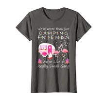 Load image into Gallery viewer, We're More Than Just Camping Friends Pink Flamingo TShirts-235779