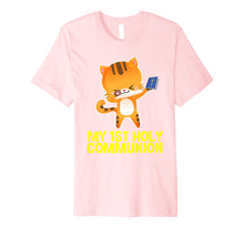 Load image into Gallery viewer, Funny shirts V-neck Tank top Hoodie sweatshirt usa uk au ca gifts for My 1st Holy Communion Dabbing Cat Gifts for Boy Girl Premium T-Shirt 2018533