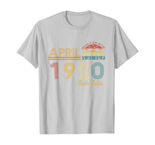 Load image into Gallery viewer, Vintage April 1920 100 Year Old Bday Gifts 100th Birthday TShirt366420